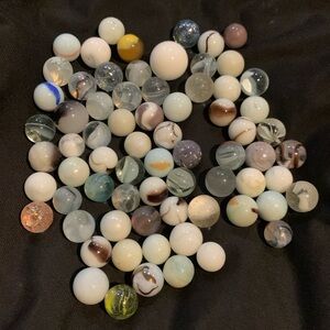 Vintage Lot Of Marbles 65+